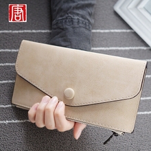woman handbag bag passport ID credit card holder cowhide clutch Geometric Nubuck Leather wallet beautiful female lady girl purse