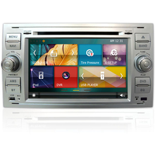 7 Inch 2 Din Car DVD Player For Ford Focus Galaxy Fiesta S Max C Max Fusion Transit Kuga Indash GPS Navi Radio Stereo Bluetooth