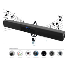 10W USB Hi-Fi Soundbar Portable Slim Subwoofer Mini Sound bar Home Theater System For LED TV,PC, Iphone6/6s,Smartphone