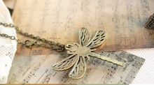 2016 New Vintage Jewelry Accessories Fashion European And American Style Retro Dragonfly Necklace Free Shipping collar