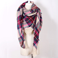 Brand Scarves Colorful Plaid Cashmere Woven Warm in Winter Pashmina Fashion blankets Scarf Shawls For Women