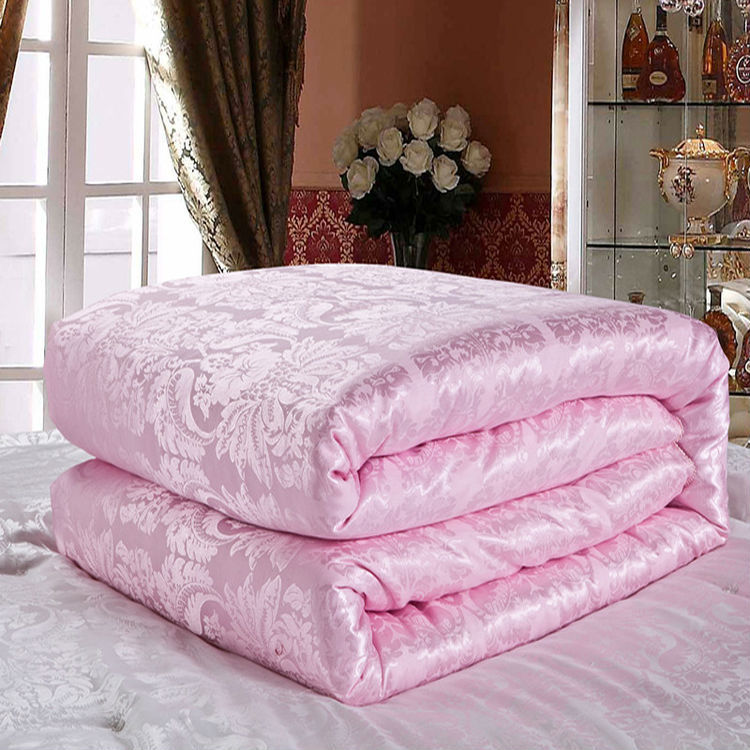 Spring Autumn Silk Comforter Twin Queen King Size Soft Natural