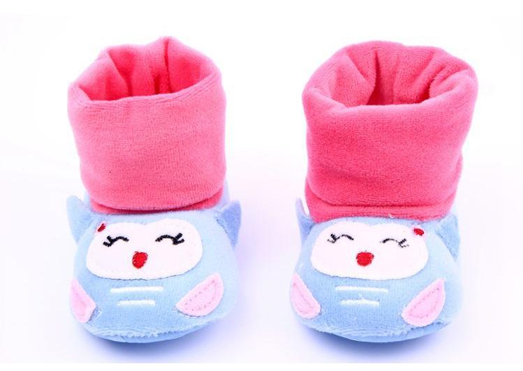 Hot Sale 0 12 Months Baby Girls Boys Lovely 3D Cartoon Animal Cotton Warm Soft Non