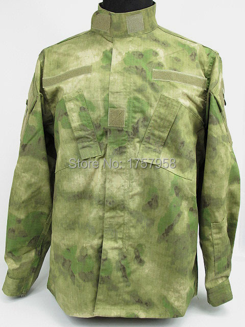 US Army A-TACS FG Camo ACU style Uniform Set Tactical Combat Uniform set For Tactical Gear