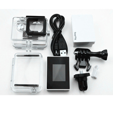 Xiaomi Yi Accessories Waterproof Housing Case+Expand Case Cover+LCD Screen Display+External BacPac Battery For Xiaomi yi Action