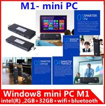 Windows intell mini PC M1 and mini pcs double system Intel Quad core 2GB RAM 32GB