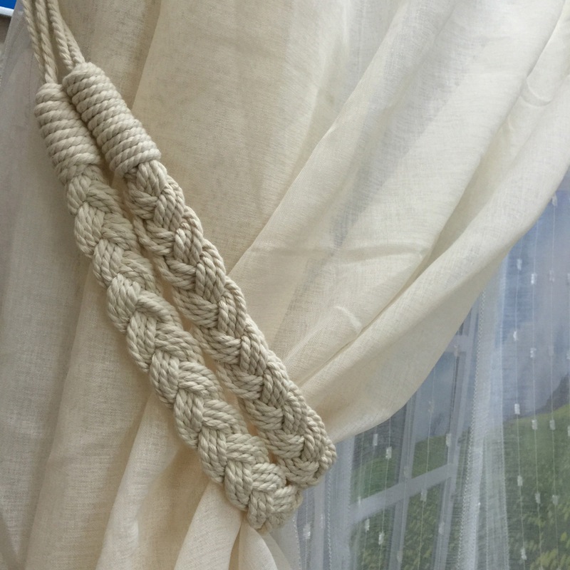 Curtain Tiebacks Handmade Braided Holder Tiebacks For Curtain Tie