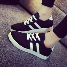 2016 spring and autumn low shoes cotton-made canvas shoes casual shoes flatbottomed shoes white girls