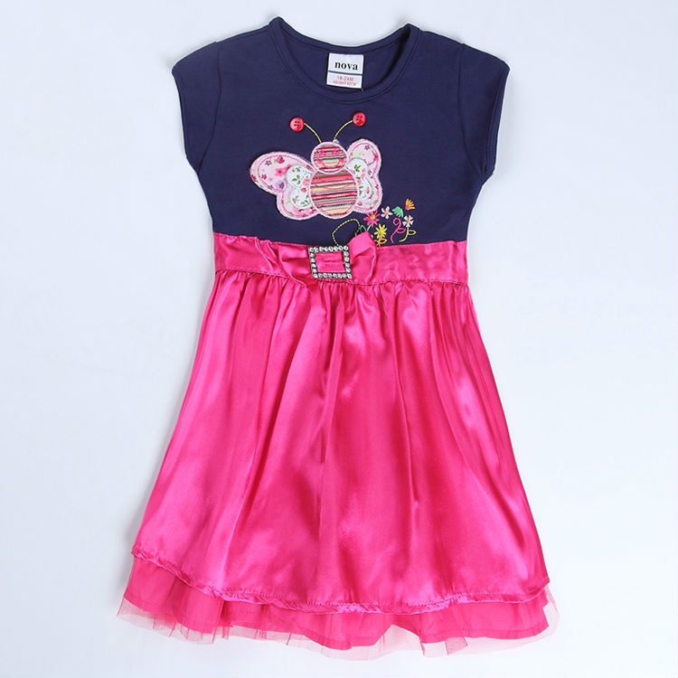 5pcs/lot Baby Girl Dress for Girls Clothes Baby Girl party princess dresses Nova brand Wear Children Clothing Cotton Tutu dress