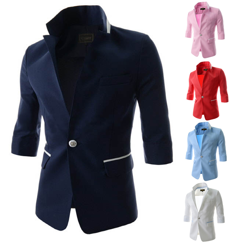 2015 Fashion Designer Men\'S Business Casual Single...