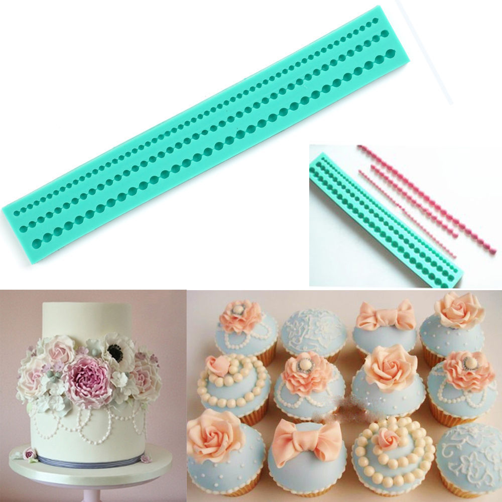 Aliexpress.com : Buy Pearl Chain Silicone Fondant Mould ...