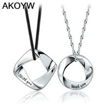 Silver plated pendant men and women couple high-quality fashion jewelry manufacturers, wholesale Not included necklace