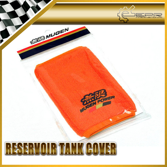 Car Styling For Honda Mugen Orange Radiator  Reservoir Tank Cover UNIVERSAL JDM 1pcs