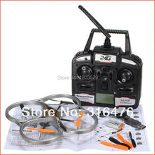 2.4G 4CH 3D Roll RC UFO Radio Controlled Helicopter 6 axis Gyro with LCD Screen Quadcopter drone VS U818A for kids as gift