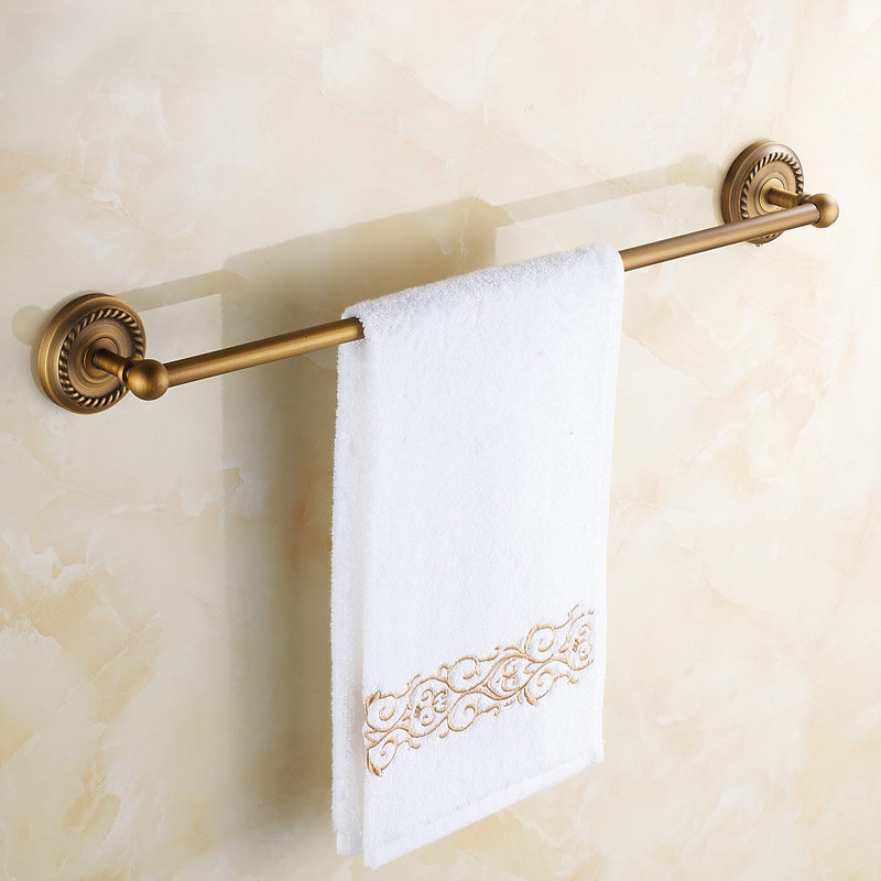 AB1 Series Wall Mounted Antique Brass Brushed Finish Bathroom Accessories Towel Bar,Towel Rack Towel shelf