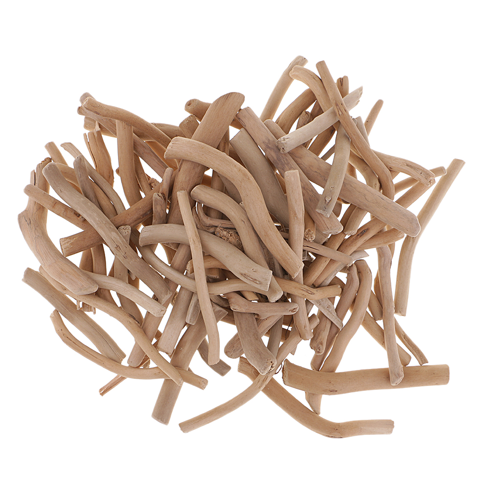 Creating CUTICATE 375g 2-8inch Natural Driftwood Pieces Craft Sticks Unfinished Wood Branches for Northumbrian Coastline Display Arts and Craft DIY Decorating