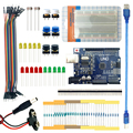 Free shipping Landzo arduino 13 in 1 kit new Starter Kit UNO R3 mini Breadboard LED