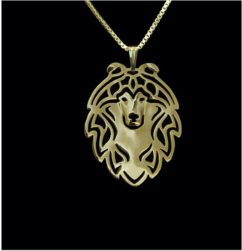 Shetland Sheepdog necklace dog pendant jewelry
