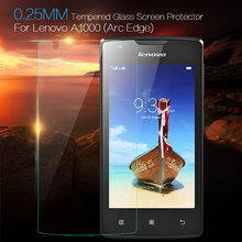 for Lenovo A 1000 Tempered Glass 0.25mm LCD Tempered Glass Screen Protector for Lenovo A1000 (Arc Edge)