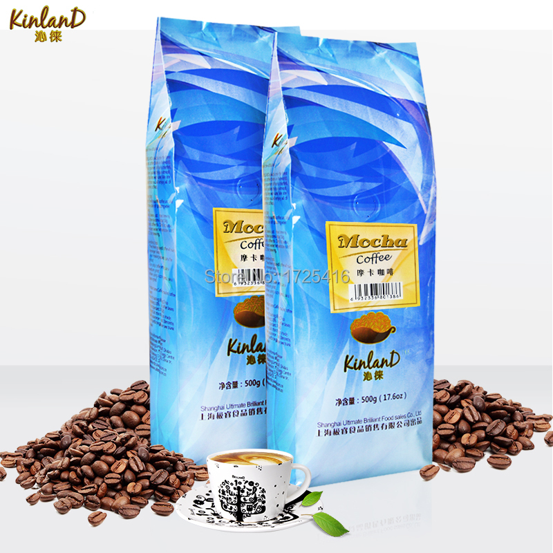 Qin Lai mocha roasted coffee beans imported fight with black coffee on behalf of ground coffee