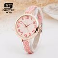 Elegant Simple Watch 2016 Fashion Casual Women Leopard Leather Quartz Watch Ladies Dress Wristwatch Relogio Feminino