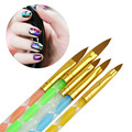 5 Pcs set Nail Art Decorations Brush Tools Acrylic UV Gel Builder Painting Drawing Brushes Pen