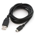 BEST Black USB 2 0 A Male to Mini 5 Pin B Data Charging Cable Cord