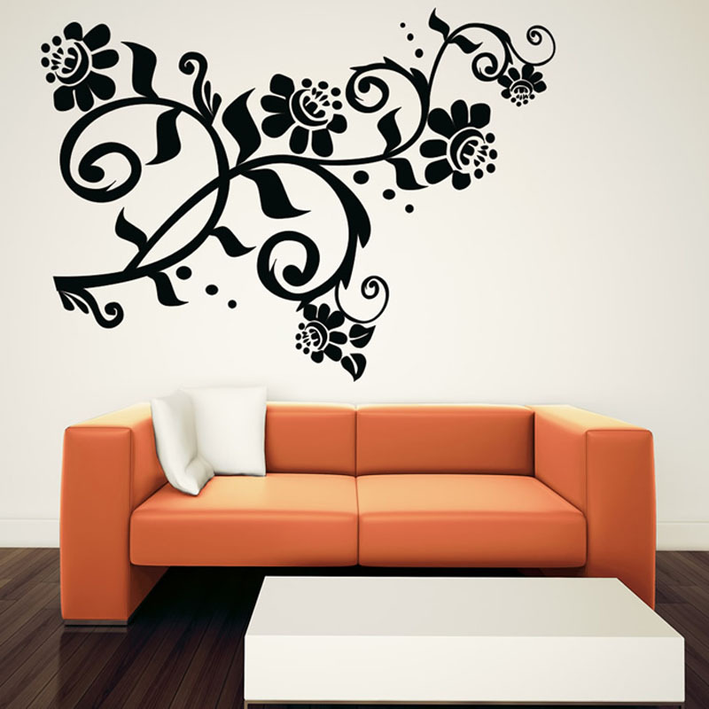 wohnzimmer wanddeko kunst graues sofa hellblaue akzente
