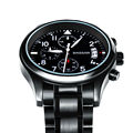 BINSSAW Brand New Men Luxury Quartz Watch Stainless Steel Fashion Leather Waterproof Luminous Sports Watches Relogio