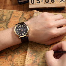 LONGBO Luxury Brand Men Watch Men Fashion Casual Male Quartz Wrist Watch Leather Strap Analog Sports