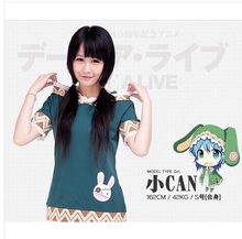 DATE A LIVE Yoshino cosplay costume short sleeve tshirt tee t-shirt
