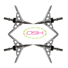 3pcs lot Silver Archery Arrow Heads Broadheads Outdoor Hunting Fishing Arrow Head Bows and Arrows Set