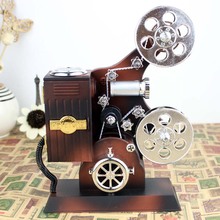Retro Ancient Europe Movie projector music box with Castle in the Sky best birthday gift for kids