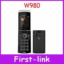 W980 Original Sony Ericsson W980 cell phone 3.15MP 8GB inside FM JAVA Bluetooth 3.15MP Free Shipping