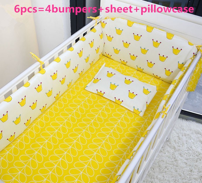 yellow cot sheets