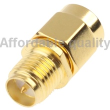 SMA Male to RP-SMA Female Adapter (Gold Plated) , free shipping