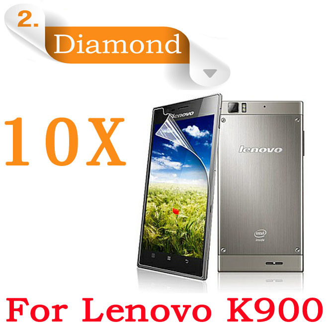 10X New Original Lenovo K900 Diamond Screen Film Diamond Sparkling Screen Protective Film Lenovo K900 Smartphone