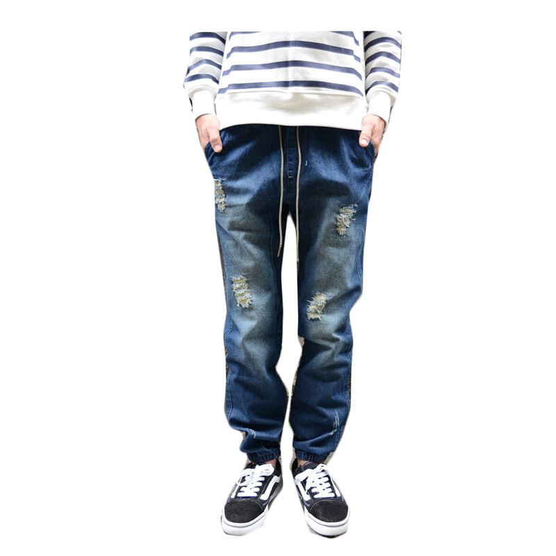 blue jean joggers mens