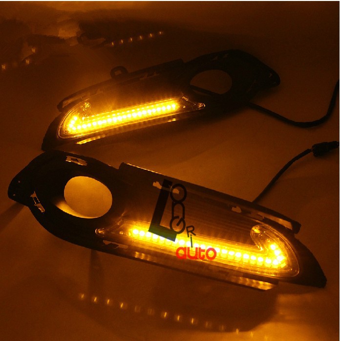 Fog light Daytime Running Light DRL LED Day Lights for Honda Vezel 2014 2015 (7)