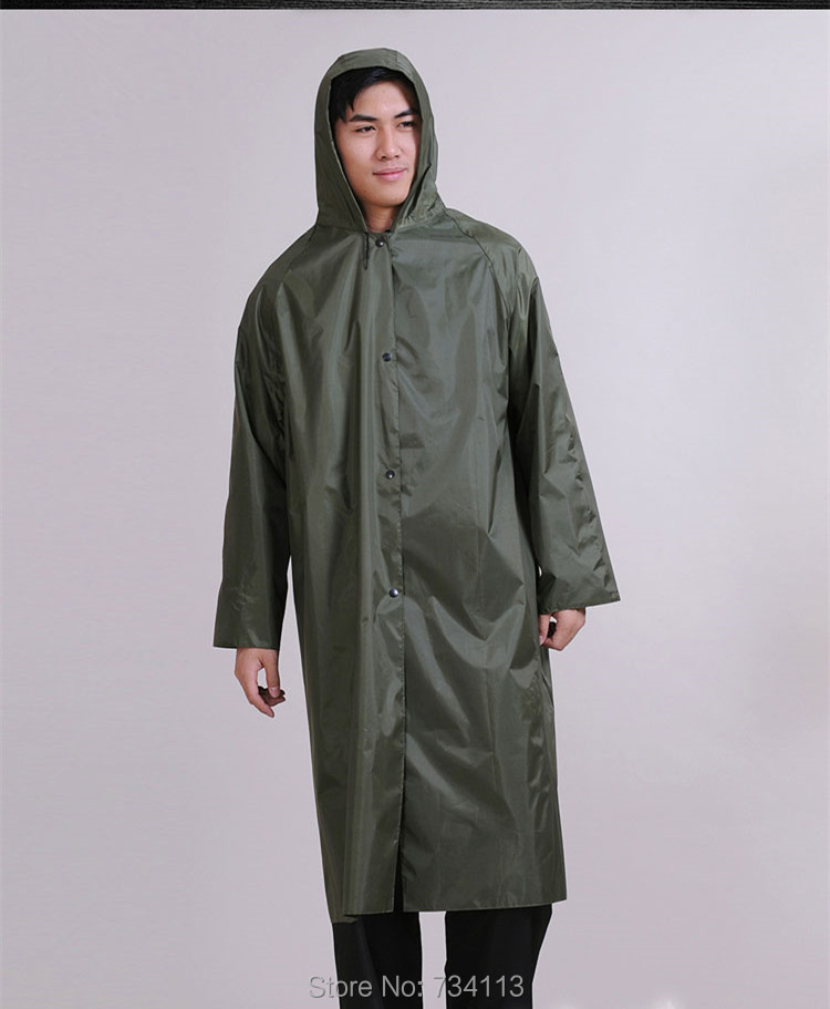 Long poncho raincoat for 160-180cm heright Raincoat Poncho Hood Travel Trip Camping Hiking Must Use Rain Coat Free shipping