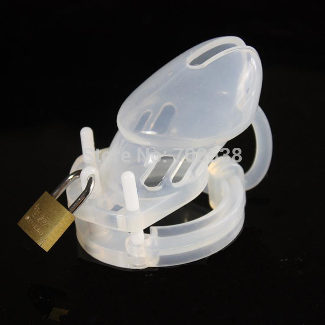 CB600S size Silicone cock cage Chastity Belt Male Chastity device penis Cage Sex Toys