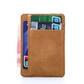 PHENAS Credit ID Card Holder imitate Leather Vintage Mini slim Wallet creditcard Holder funda tarjeta identificativa