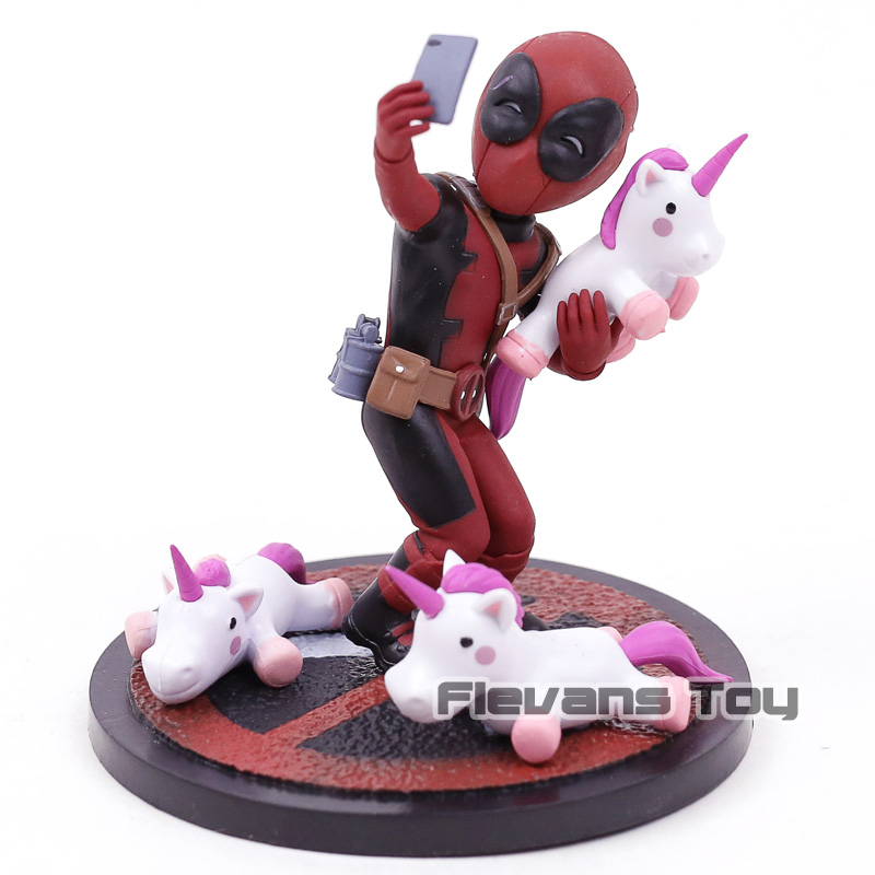 deadpool unicorn selfie