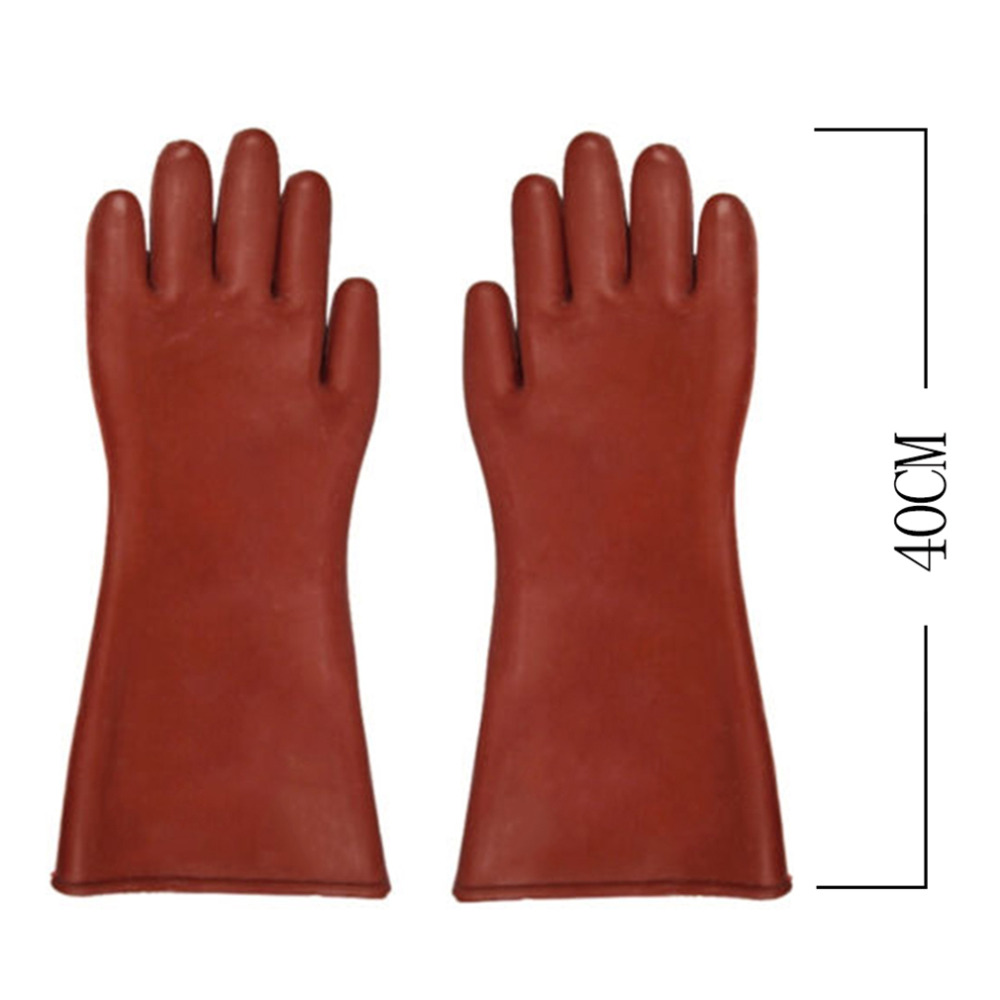 Гаджет  Insulated 12kv High Voltage Electrical Insulating Gloves For Electricians None Безопасность и защита