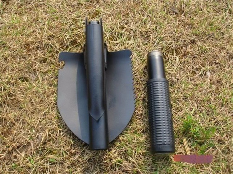 4 in 1 ARMY FOLDING SHOVEL SPADE STEEL EMERGENCY FOLDABLE ENTRENCHING CAR SCOOP SNOW (5)