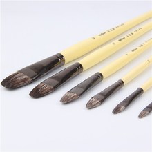 Manet high-grade weasel hair brush painting brush, tongue peak set wholesale supply Taobao acrylic painting pen