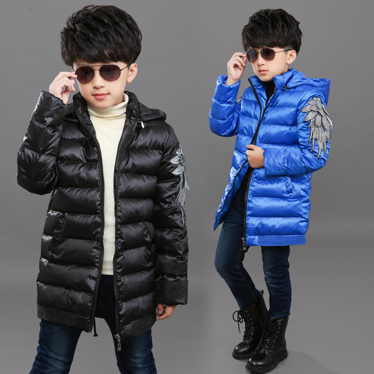 Boys Winter Down Coat Jacket Parkas Sport Boys Clothes Teenage Cotton Padded Coat Snowsuit Children Clothing 4-15 T Kids Clothes
