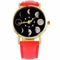 2017 Top Stylish Watch Casua Moon Change Phase Lunar Eclipse Unisex watch Women Men Wristwatch Watch