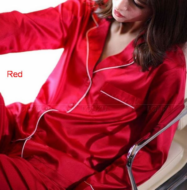 Wholesale Best Quality Type Wholesale Womens Silk Satin Pajamas Set
