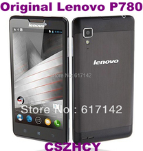 5pcs/lot Original Lenovo P780 Unlocked MTK6589 Quad Core Mobile Phone 5 inch IPS 1GB RAM 4GB ROM 8mp DHL EMS Free shinpping